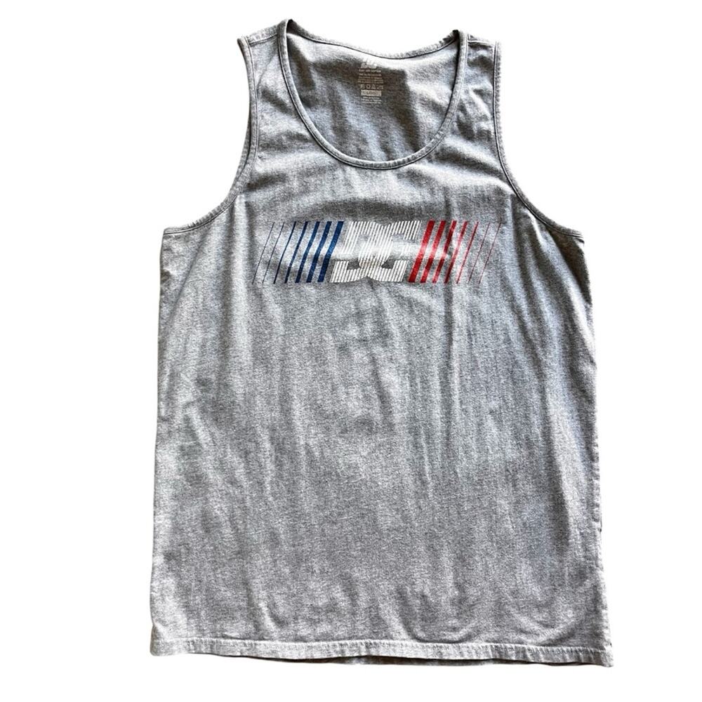 DC Skate Brand Gray Tank Top Fast Dry Cotton mens size large L